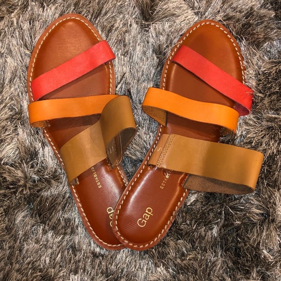 GAP Shoes Gap Multi Color Leather Sandalssize 9 Poshmark